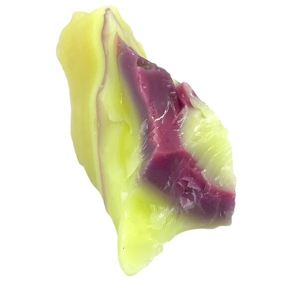 Burmese Pink Art Glass Cullet Uranium Glowing Layered Slag Glass‎ #4GX262 - Picture 11 of 13